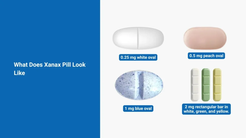 xanax pill shapes and colors